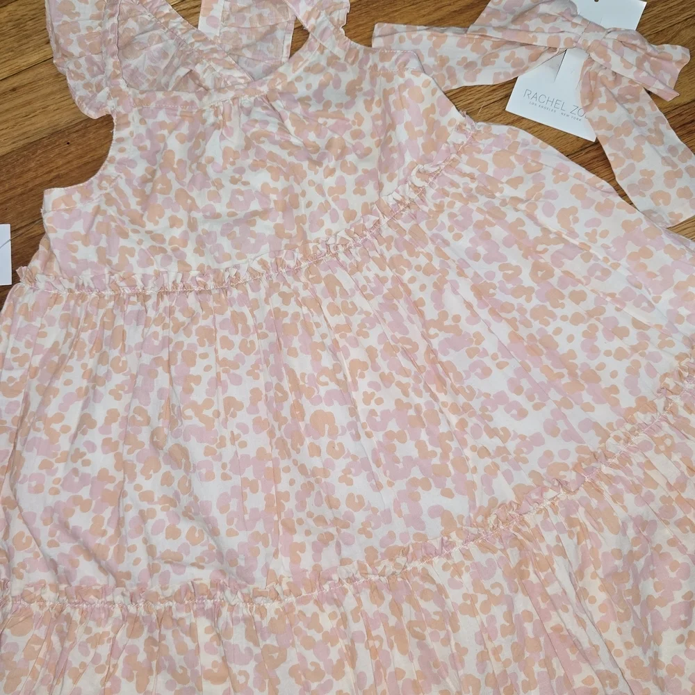 Rachel Zoe Pink and Cream Dress